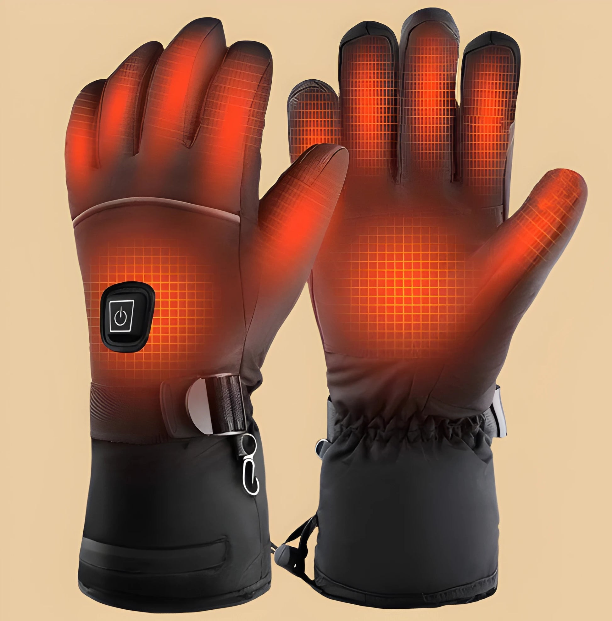 Rechargeable Heated Gloves with 3 Heat Levels and Water Resistant, One Size Fits Most Zolana