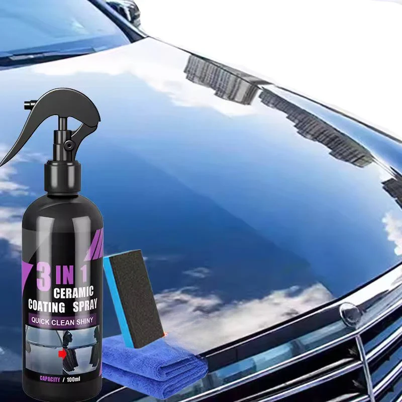 Nano Ceramic Car Coating with Hydrophobic Protection and UV Defense, Up to 12-Month Gloss