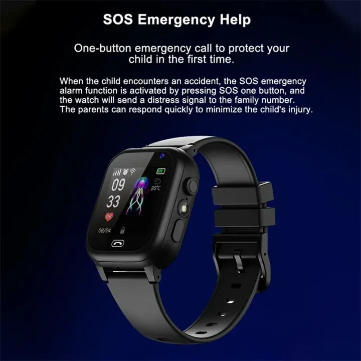 Kids GPS Watch with Real-Time Tracking and Two-Way Calling, 1.3" Touchscreen Zolana