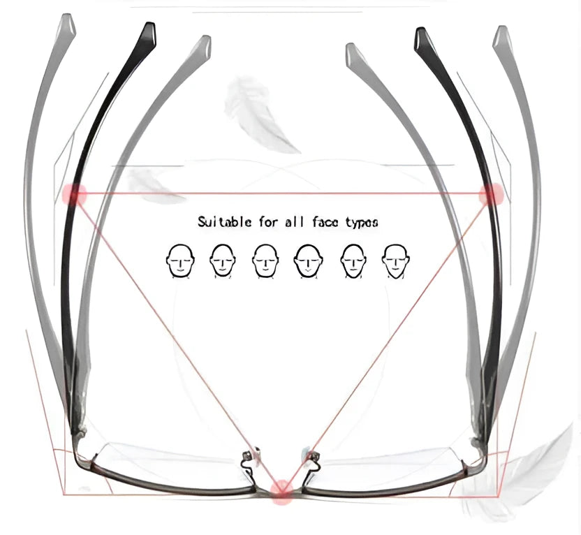Progressive Photochromic Glasses with Blue-Light Filter and Lightweight Black Frame Zolana