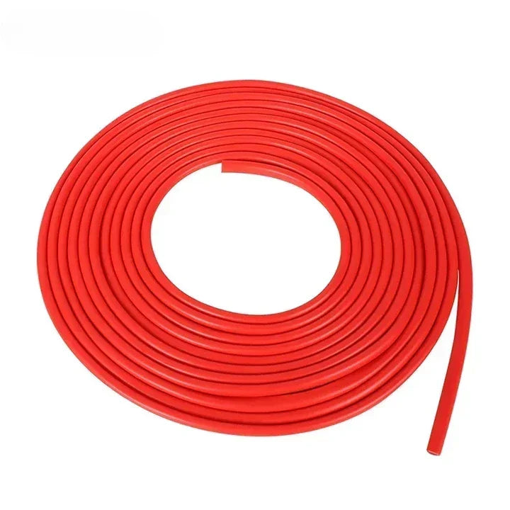 Door Edge Protector Strip with U-Channel Grip and Weather-Resistant Polymer, 16.4 Ft