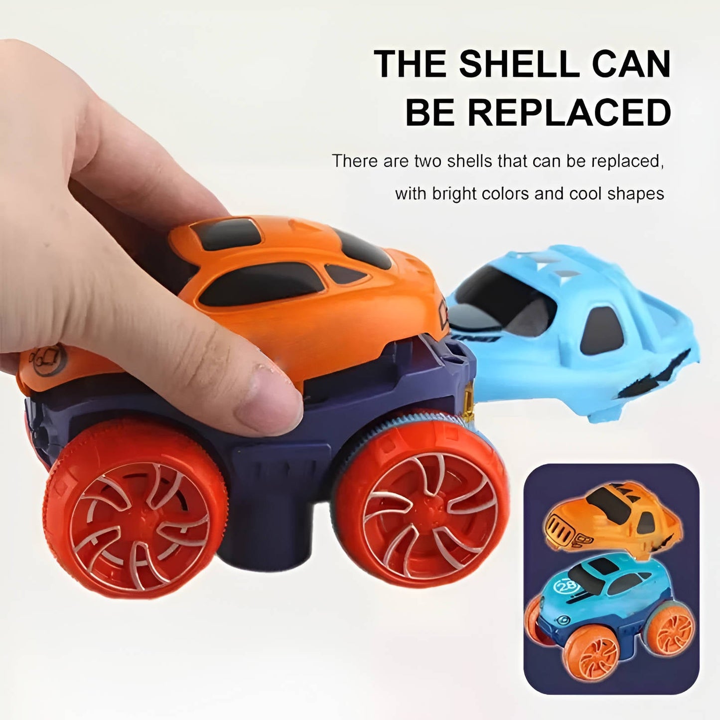 Glow in the Dark Race Track with Flexible Snap-Together Track and Anti-Tip Car for Kids Zolana