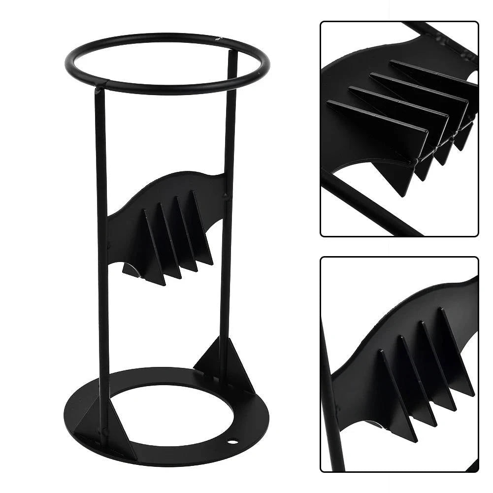 Manual Log Splitter with Cast Iron Fixed Wedge and Reinforced Wide Base, Portable Handle Zolana