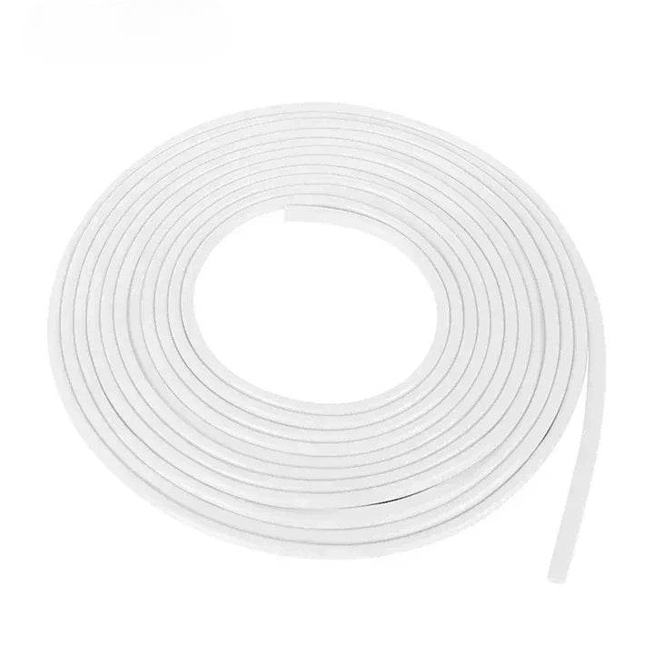 Door Edge Protector Strip with U-Channel Grip and Weather-Resistant Polymer, 16.4 Ft