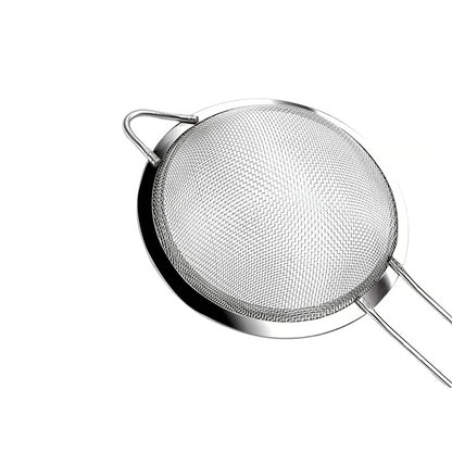 Stainless Steel Oil Strainer with Fine Wire Mesh Essential Baking & Frying Kitchen Tool