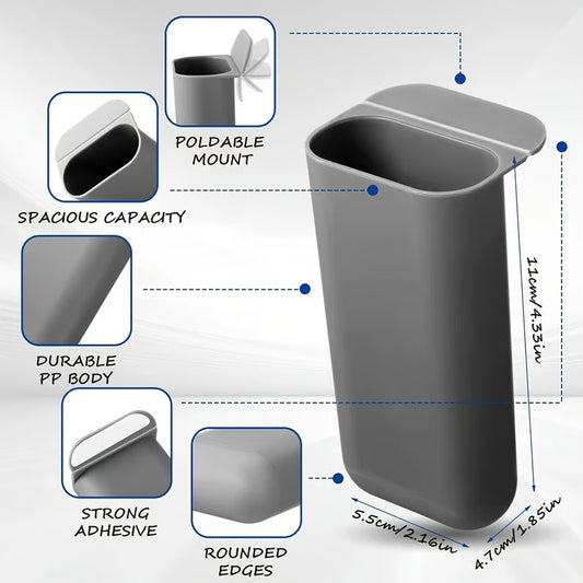 Clip-On Pen and Pencil Holder Storage Set with Adhesive Base