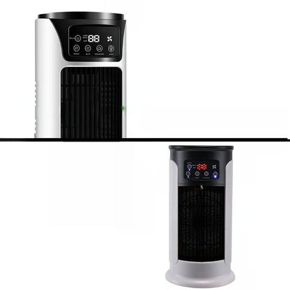 Portable Air Cooler with Windowless Operation and Built-In 300ml Tank, Quiet Timer