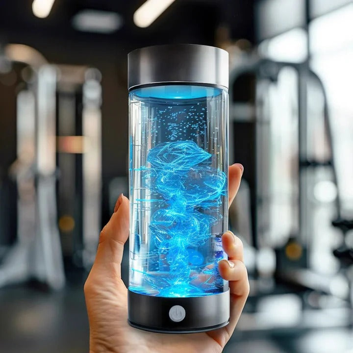 Hydrogen Water Generator Bottle with USB Recharge and One-Button Operation, 300ml Zolana