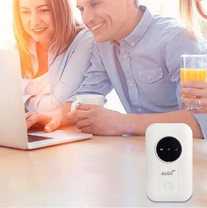 Portable WiFi Hotspot with 5G/4G Support and 150 Mbps Speed, Compact Travel Design