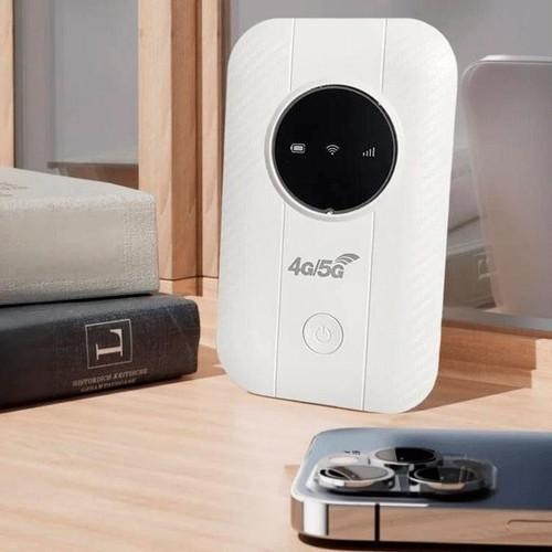 Portable WiFi Hotspot with 5G/4G Support and 150 Mbps Speed, Compact Travel Design