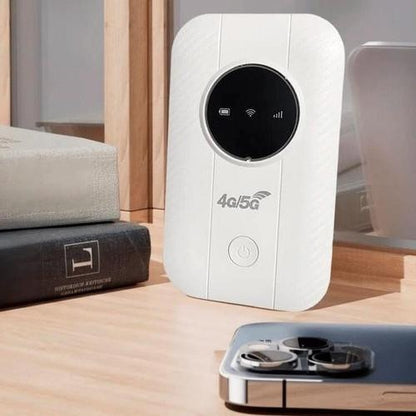 Portable WiFi Hotspot with 5G/4G Support and 150 Mbps Speed, Compact Travel Design