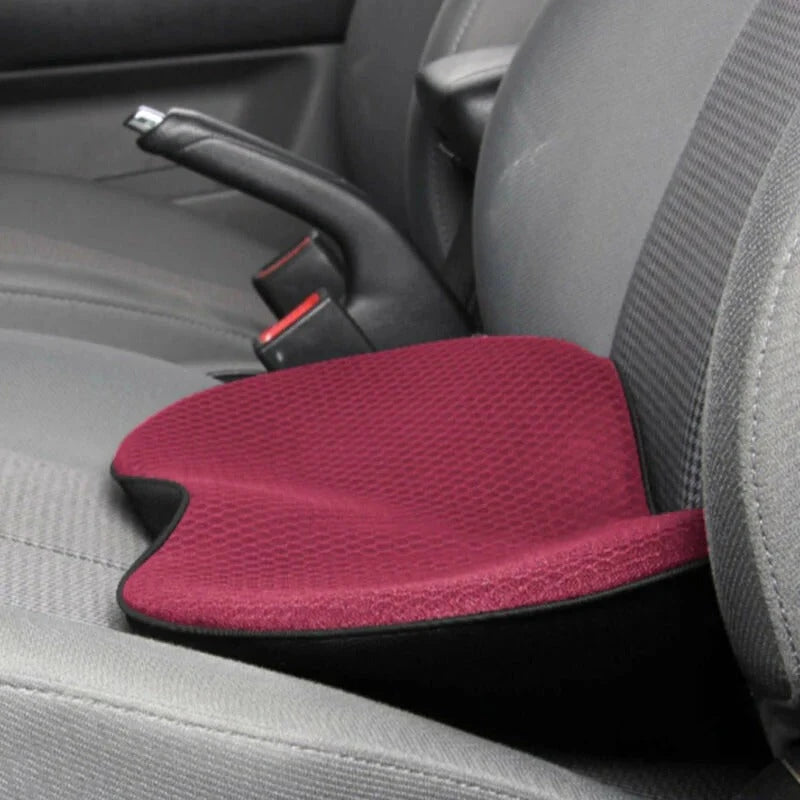 Car Seat Cushion with 3.5in Memory Foam and Contoured Support for Short Drivers Zolana