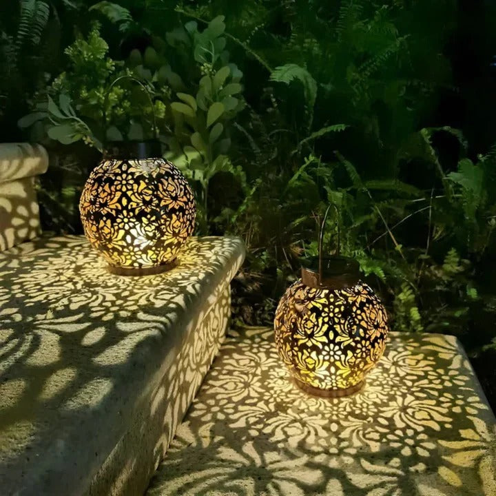 Solar Pendant Light with Remote Control and Adjustable Brightness, Weather-Resistant LED Zolana