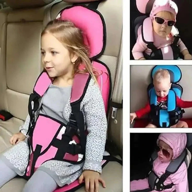 Car Seat Cushion for Kids with 5-Point Harness and Breathable Mesh, Non-Slip Zolana
