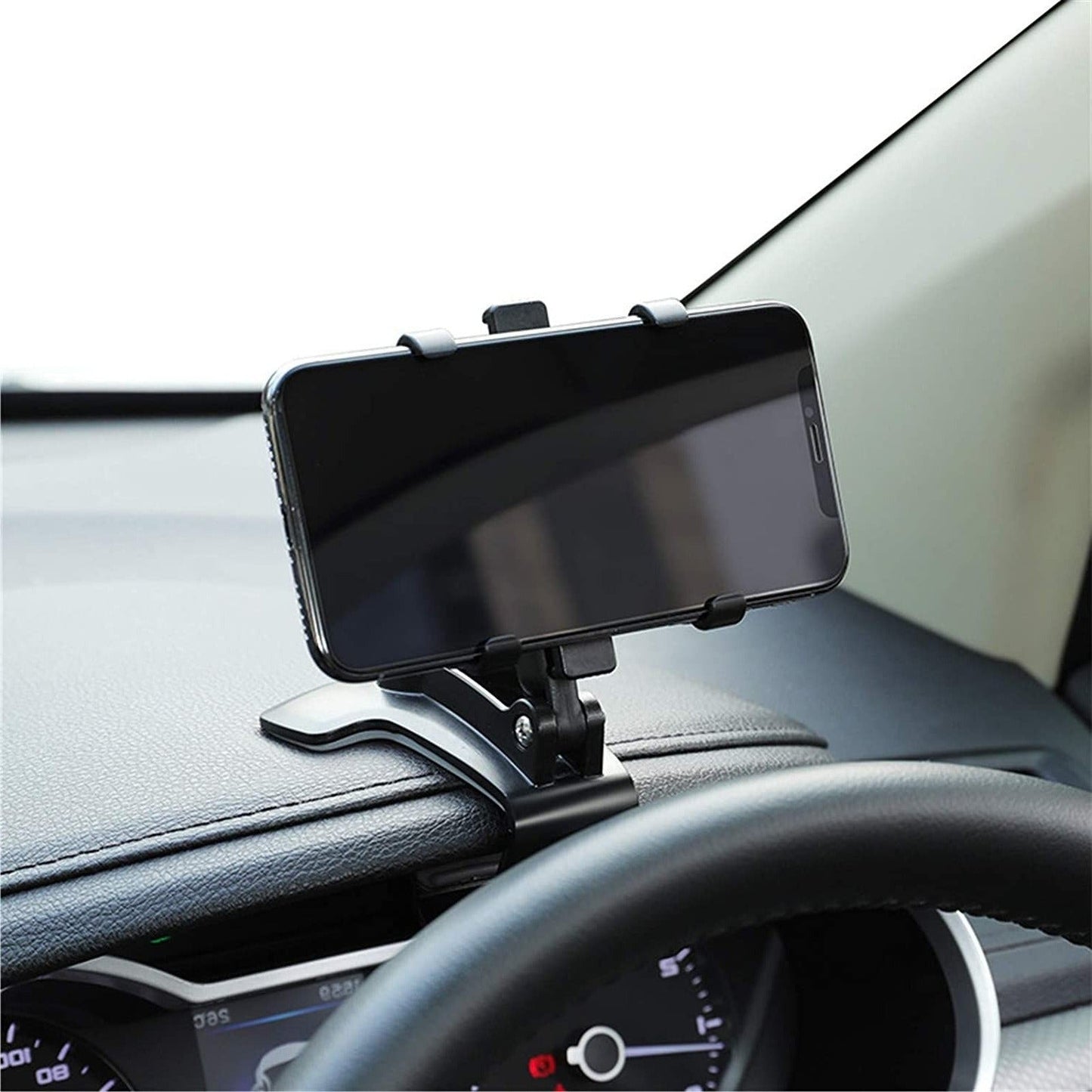 Car Phone Mount with 360 Degree Rotation and Multi-Position Mounting, One-Hand Release Zolana