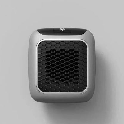 Plug-In Ceramic Space Heater with LED Thermostat and 12-Hour Timer, 800W Zolana