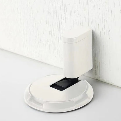 Adjustable Door Stop with Locking Grip and Adhesive or Screw Mount, Fits Up to 0.98 in