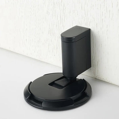 Adjustable Door Stop with Locking Grip and Adhesive or Screw Mount, Fits Up to 0.98 in