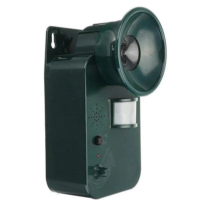 Ultrasonic Animal Repeller with 15-25kHz Adjustability and Motion Sensor, Battery Operated Zolana