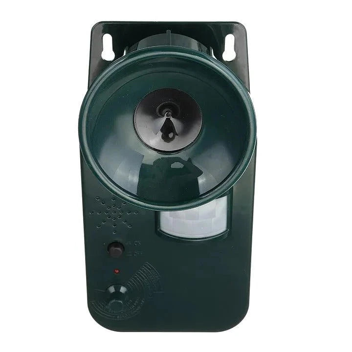 Ultrasonic Animal Repeller with 15-25kHz Adjustability and Motion Sensor, Battery Operated Zolana