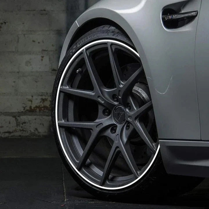Wheel Rim Protector with Peel-Stick Adhesive and Trim to Fit 8m Roll Zolana