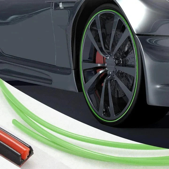 Wheel Rim Protector with Peel-Stick Adhesive and Trim to Fit 8m Roll Zolana