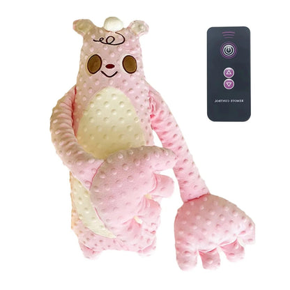 Baby Sleep Soother with Motorized Patting and Adjustable Remote, Rechargeable