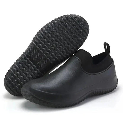 Slip-On Work Shoes with Water-Resistant Upper and Non-Slip Outsole, Cushioned Footbed Zolana