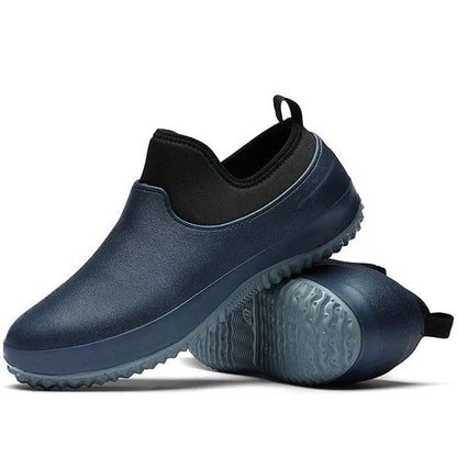 Slip-On Work Shoes with Water-Resistant Upper and Non-Slip Outsole, Cushioned Footbed Zolana