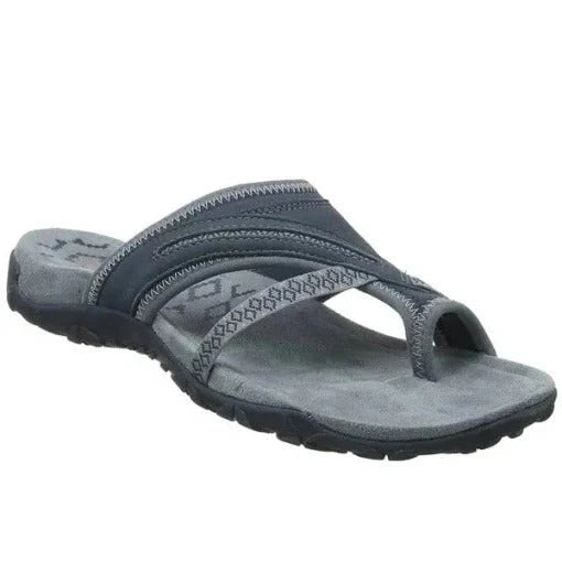 Women's Arch Support Sandals with Memory Foam and Lightweight Platform, Rubber Sole Zolana