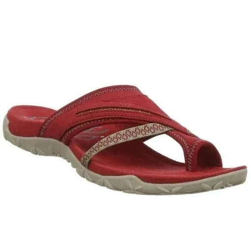 Women's Arch Support Sandals with Memory Foam and Lightweight Platform, Rubber Sole Zolana