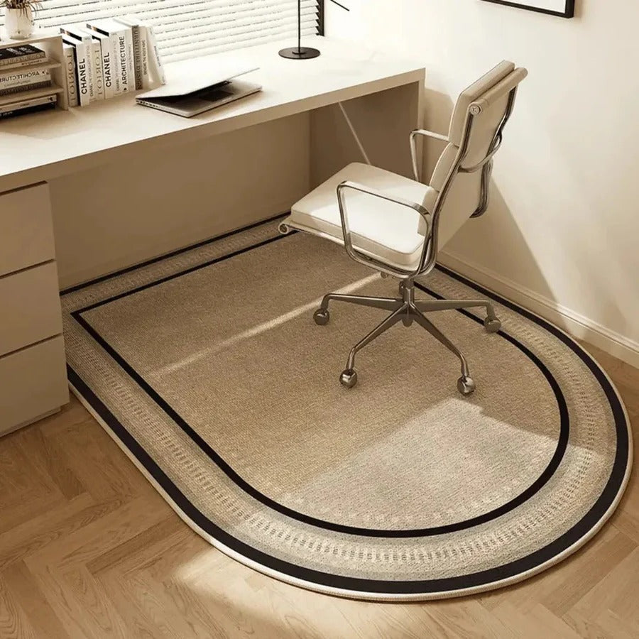 Chair Mat for Hardwood Floors with Non-Slip Backing and Low-Profile Short Pile Zolana