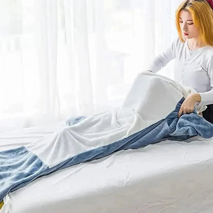 Hooded Shark Blanket with Soft Flannel-Style Fabric and Full Coverage, Roomy Adult Fit Zolana