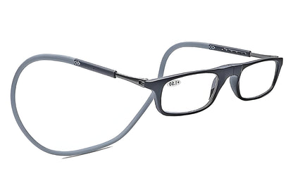 Reading Glasses with Magnetic Bridge and Hanging Neck Loop, Lightweight Unisex