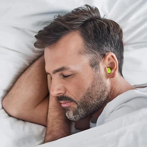Ear Plugs for Sleep with Moldable Silicone Seal and Water-Resistant Design, Reusable Case
