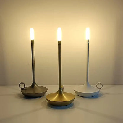 Rechargeable Touch Lamp with USB Charging and 12-Hour Battery, Portable Warm White
