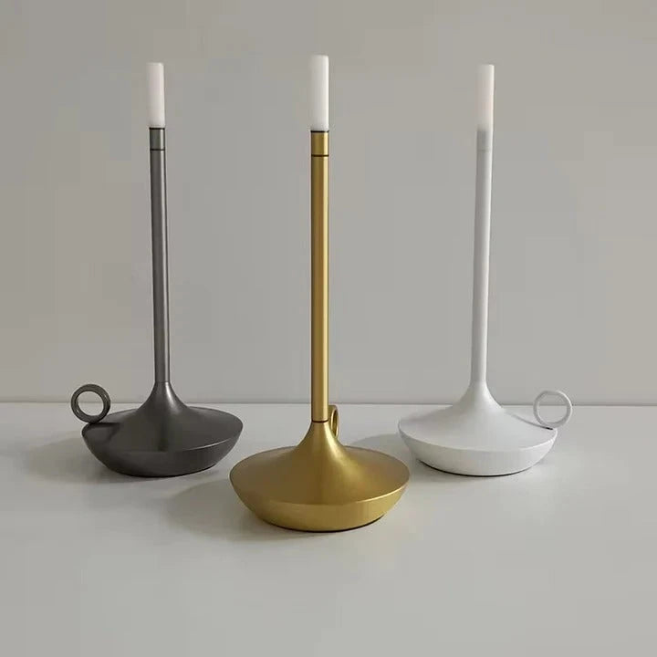 Rechargeable Touch Table Lamp with Adjustable Dimming and Warm LED Light, USB Charging Zolana