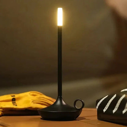 Rechargeable Touch Table Lamp with Adjustable Dimming and Warm LED Light, USB Charging Zolana
