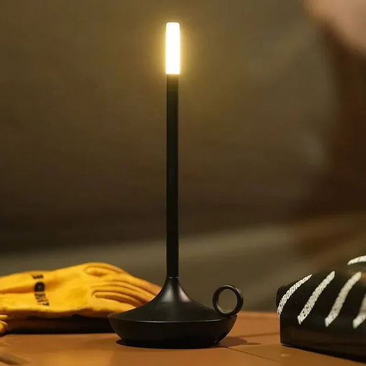 Rechargeable Touch Lamp with USB Charging and 12-Hour Battery, Portable Warm White