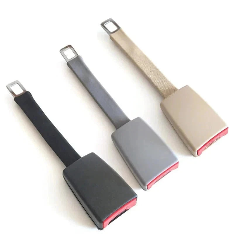 Seat Belt Extender with 11-Inch Rigid Stem and Upright Receiver Holder, Toolless Install Zolana