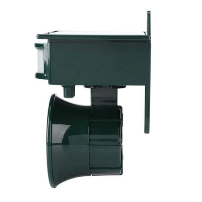 Solar Motion Bird Repeller with PIR Sensor and Adjustable Sound, Weather Resistant