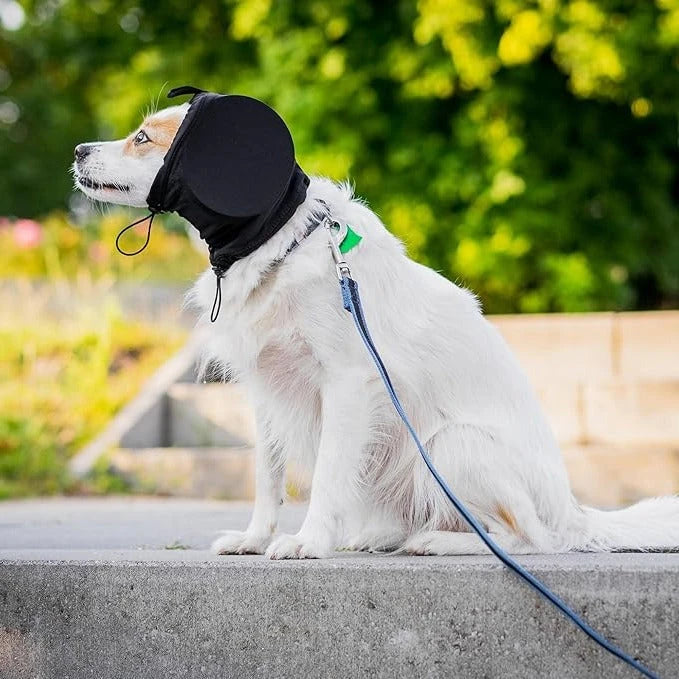 Noise Reducing Dog Ear Muffs with Padded Hood and Adjustable Drawcord, Breathable Warm Zolana