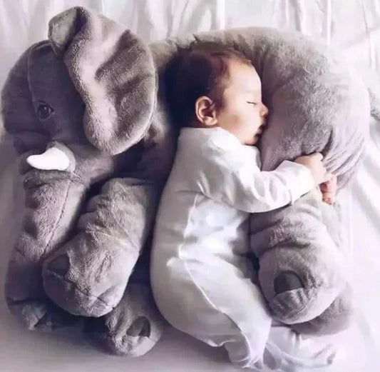Elephant Plush Pillow for Babies with Supportive Shape and Soft Filling, Multiple Sizes Zolana