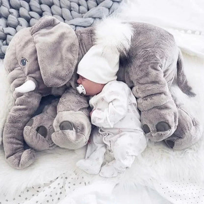 Elephant Plush Pillow for Babies with Supportive Shape and Soft Filling, Multiple Sizes Zolana
