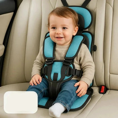 Portable Car Seat with 5-Point Harness and Foldable Lightweight Design, Up to 132 Lbs Zolana
