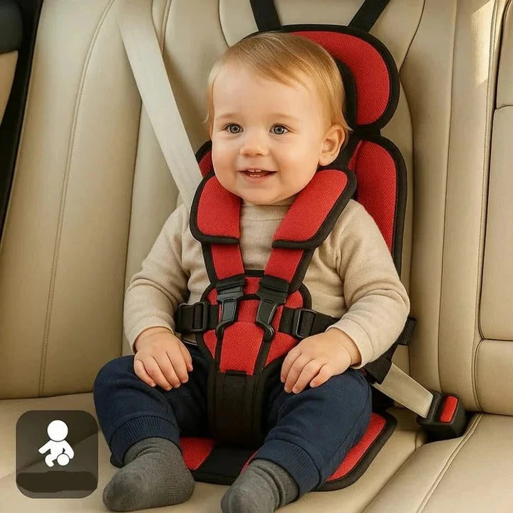 Portable Car Seat with 5-Point Harness and Foldable Lightweight Design, Up to 132 Lbs Zolana