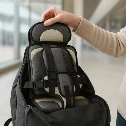 Portable Car Seat with 5-Point Harness and Foldable Lightweight Design, Up to 132 Lbs Zolana