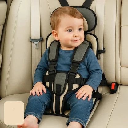 Portable Car Seat with 5-Point Harness and Foldable Lightweight Design, Up to 132 Lbs Zolana