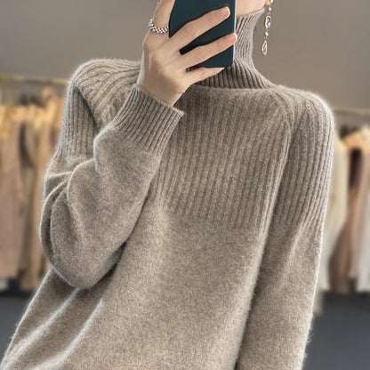 Cashmere Turtleneck Sweater with Lightweight Warmth and Cloudlike Softness, Regular Fit Zolana