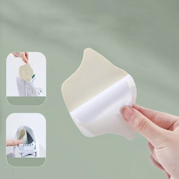 Non Slip Heel Grips with Cushioned Foam and Trim-to-Fit Strip, Adhesive Backing